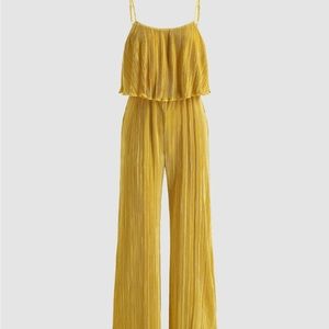 yellow jumpsuit
